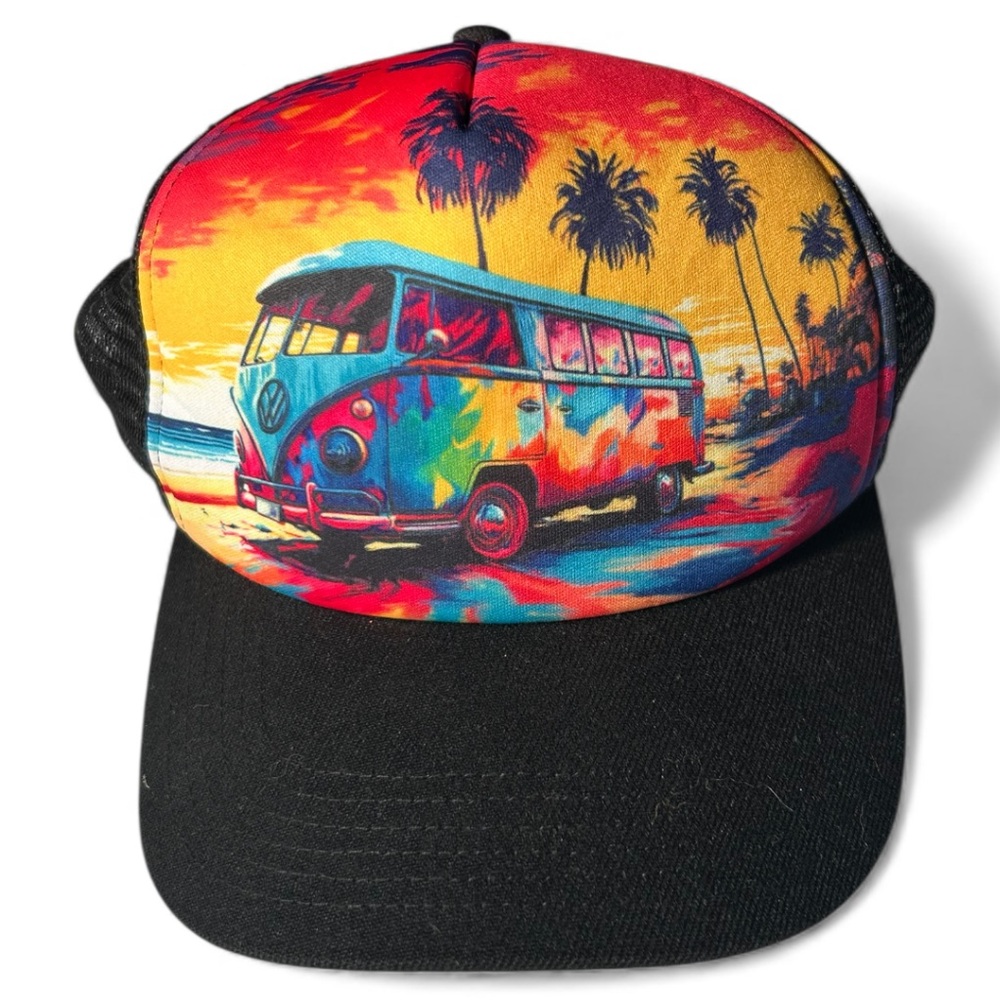 VW Bus Sunset by Open Road Hat